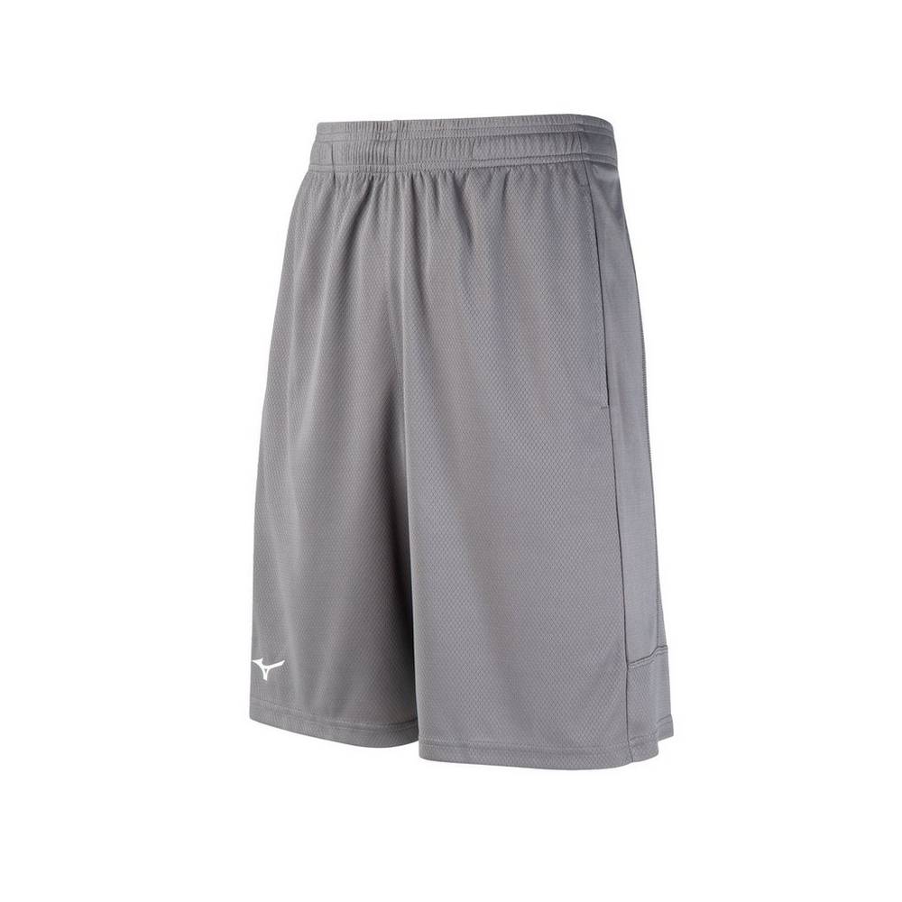 Mens Mizuno Foray Training Shorts Grey Philippines (LKJMPE246)